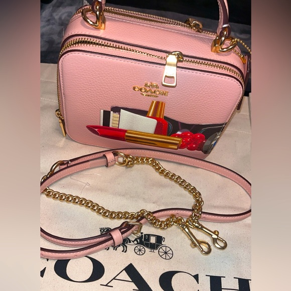 Coach ✅ x Tom Wesselmann Box crossbody with make up print 💄👛 - Picture 8 of 13